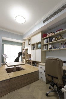 福星惠誉·东湖城简美书房效果图