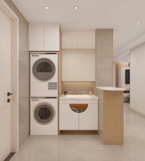 菱塘新村现代简约功能区效果图