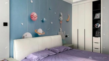 东原·千浔现代轻奢儿童房效果图