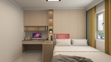 九洲·第5郡现代简约儿童房效果图